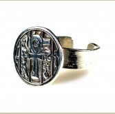 Silver Ankh Ring